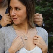 永遠のファミリー名入れネックレス［スターリングシルバー］