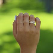 ファミリーサークル・スピナーリング[スターリングシルバー] - 2つのスピナー