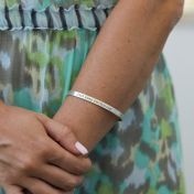 ステートメントカフブレスレット［スターリングシルバー］