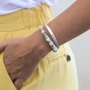 ステートメントカフブレスレット［スターリングシルバー］