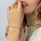 タリサハート誕生石ブレスレット［スターリングシルバー］