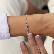 タリサ・スターズ誕生石ブレスレット　[スターリングシルバー]