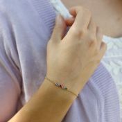 タリサ・スターズ誕生石ブレスレット　[18Kゴールドヴェルメイユ]