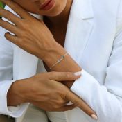 Talisa Stars Birthstone Bracelet [Sterling Silver]
