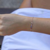 愛の絆ブレスレット［ローズゴールドメッキ］