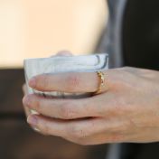 心の絆リング・ノット　[18K金ヴェルメイユ]