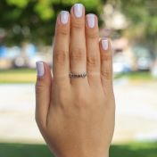 心の絆誕生石リング・ハート　[スターリングシルバー]