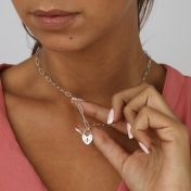 アンチェインマイハート・イニシャルネックレス［スターリングシルバー］