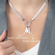 エマヘリンボーンネックレス［スターリングシルバー］