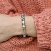 ハチドリ刻印ブレスレット［スターリングシルバー］