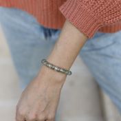 ハチドリ刻印ブレスレット［スターリングシルバー］