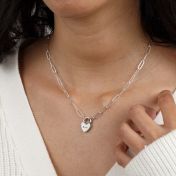アンチェインマイハート・イニシャルネックレス［スターリングシルバー］