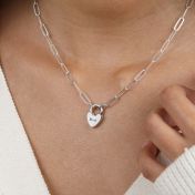 アンチェインマイハート・イニシャルネックレス［スターリングシルバー］