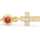 誕生石と十字架